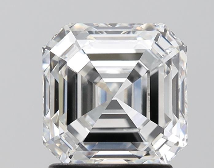 2.01ct E VS1 Rare Carat Ideal Cut Asscher Lab Grown Diamond