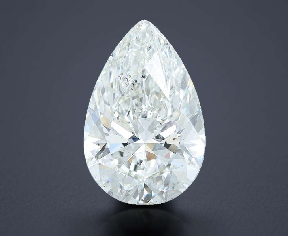 5.07 Carat Pear Natural Diamond