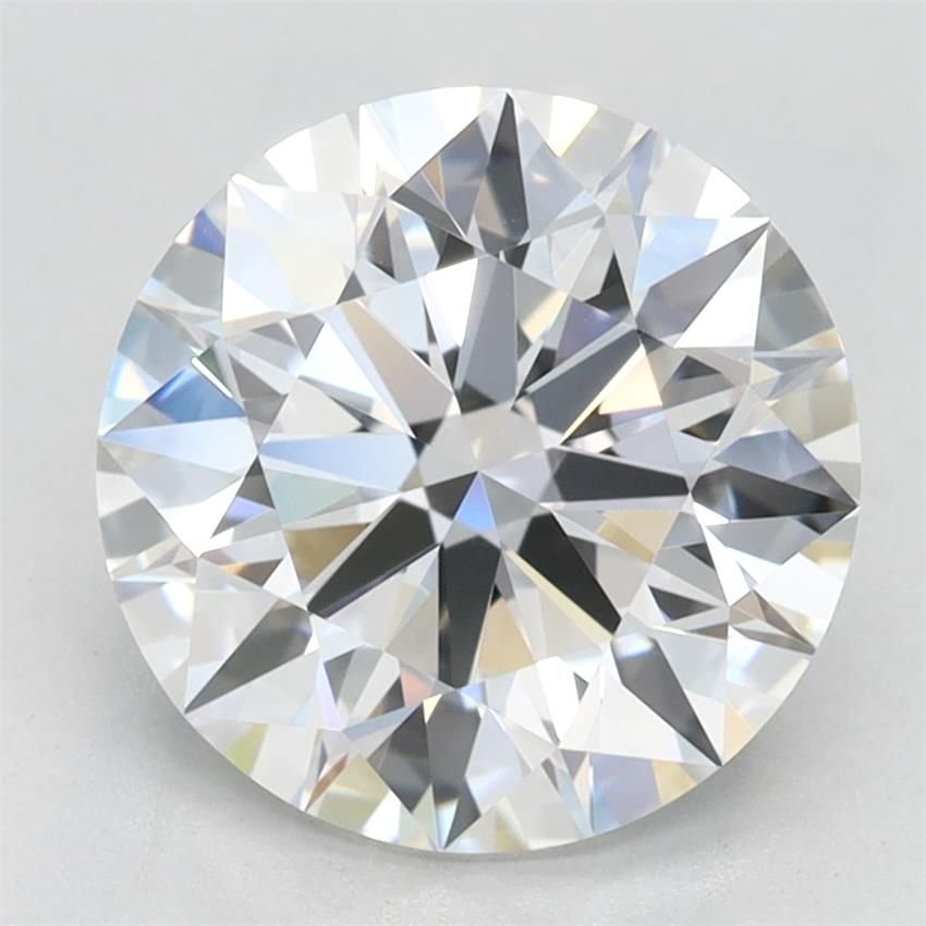 2.55ct D VVS1 Rare Carat Ideal Cut Round Lab Grown Diamond