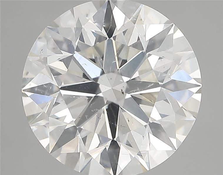 4.02ct K SI2 Excellent Cut Round Diamond