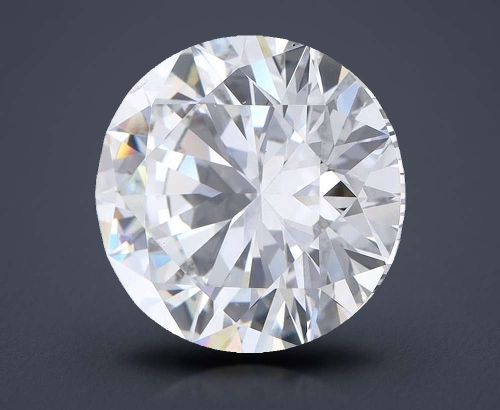 7.02 Carat Round Lab Diamond