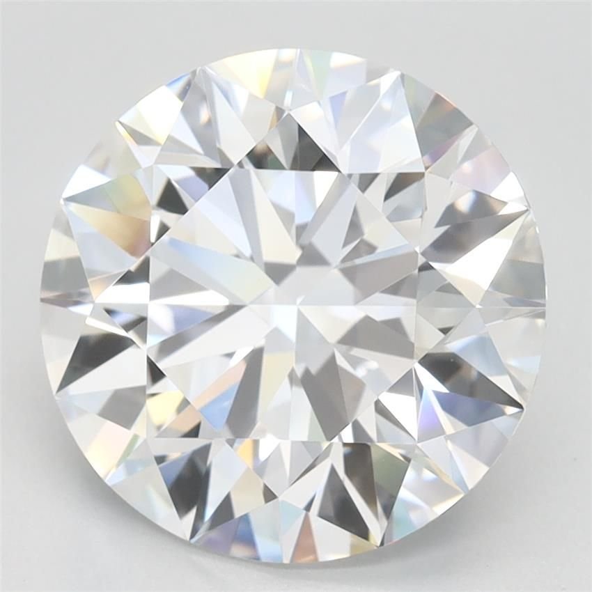 3.78ct D IF Rare Carat Ideal Cut Round Lab Grown Diamond