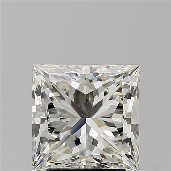 3.01ct K VS2 Rare Carat Ideal Cut Princess Diamond