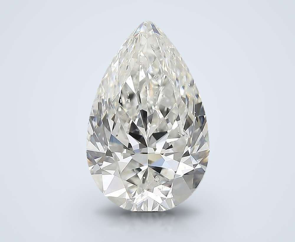 4.01 Carat Pear Natural Diamond