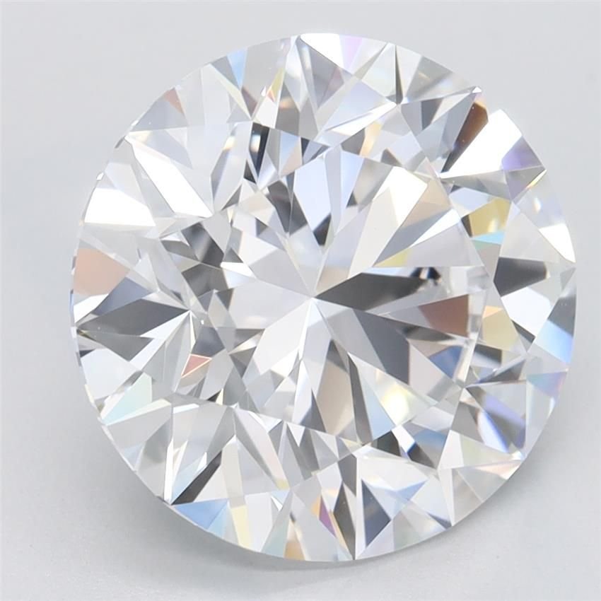 4.37ct D VVS1 Rare Carat Ideal Cut Round Lab Grown Diamond