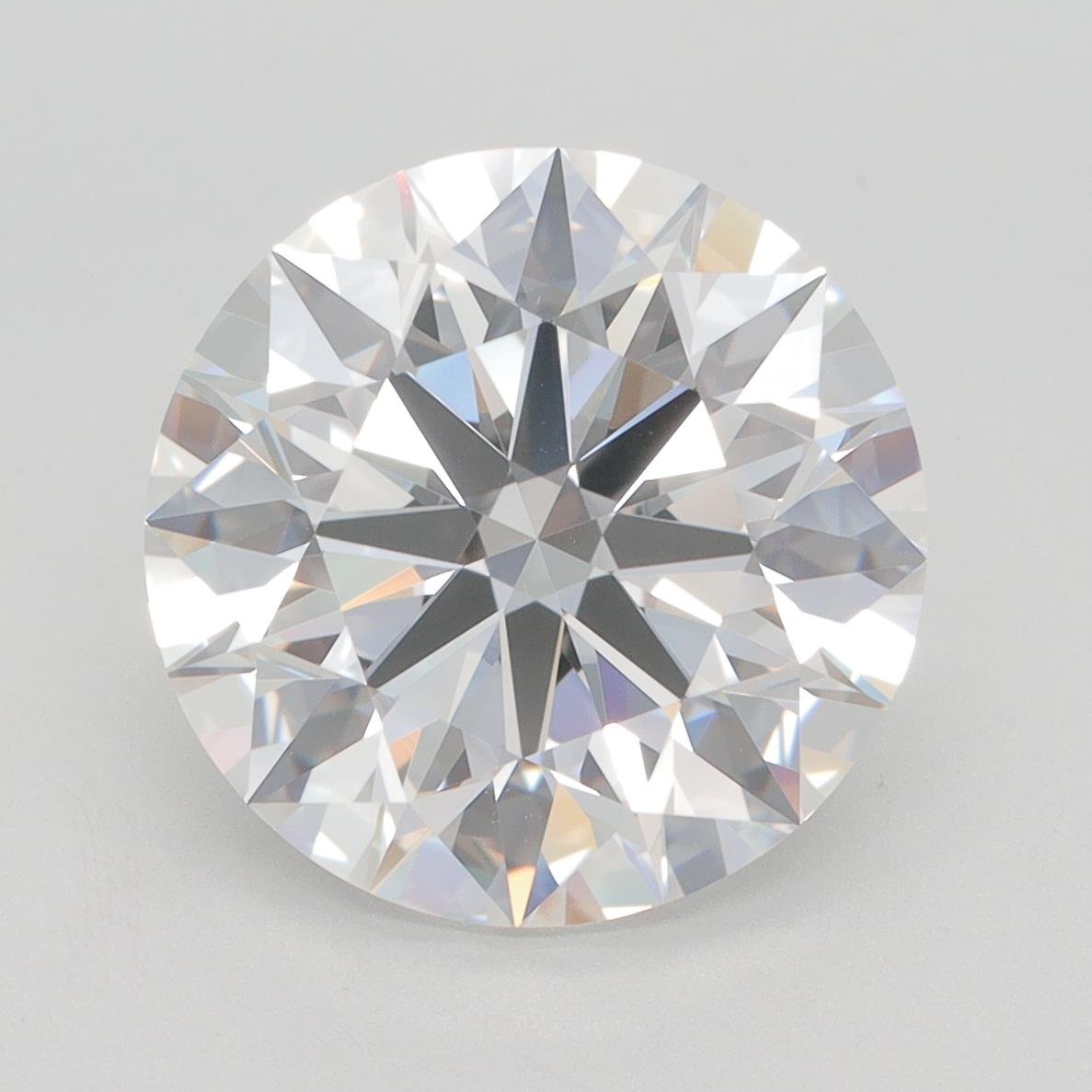 5.39ct H VVS1 Rare Carat Ideal Cut Round Lab Grown Diamond