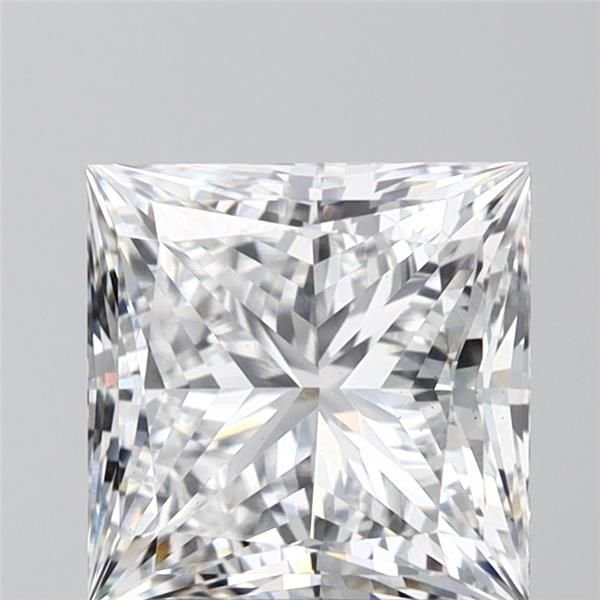 2.74ct E VS1 Rare Carat Ideal Cut Princess Lab Grown Diamond
