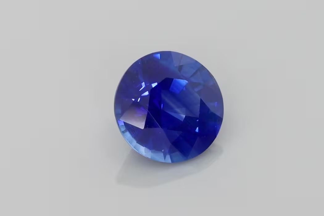 2.13 Carat Vivid Blue Round Sapphire