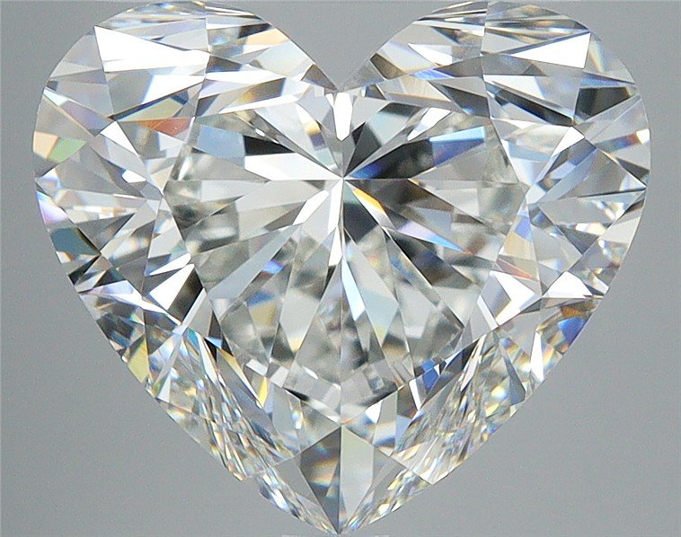 5.04ct I VVS2 Rare Carat Ideal Cut Heart Diamond