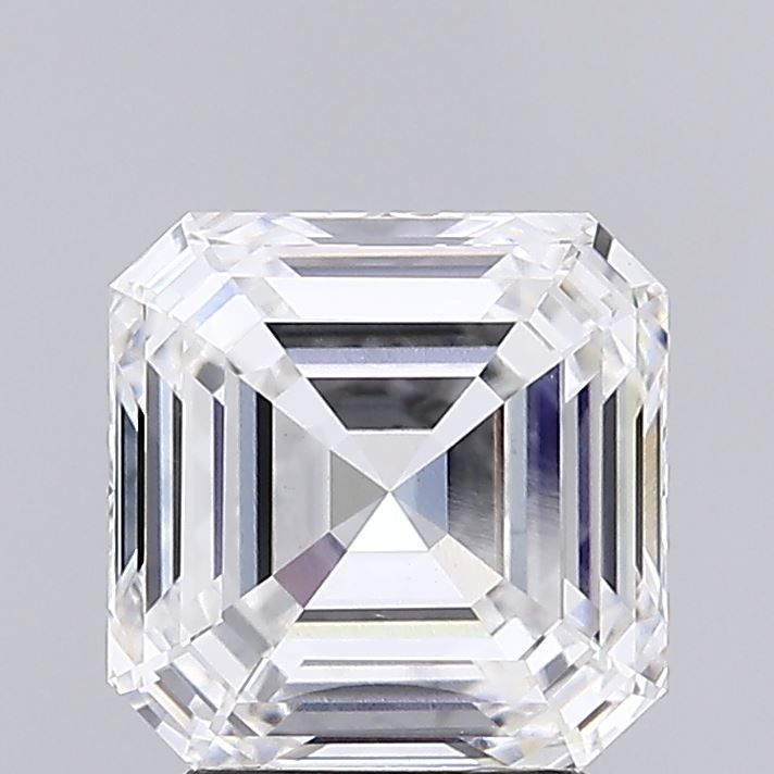 3.21ct F VS1 Rare Carat Ideal Cut Asscher Lab Grown Diamond