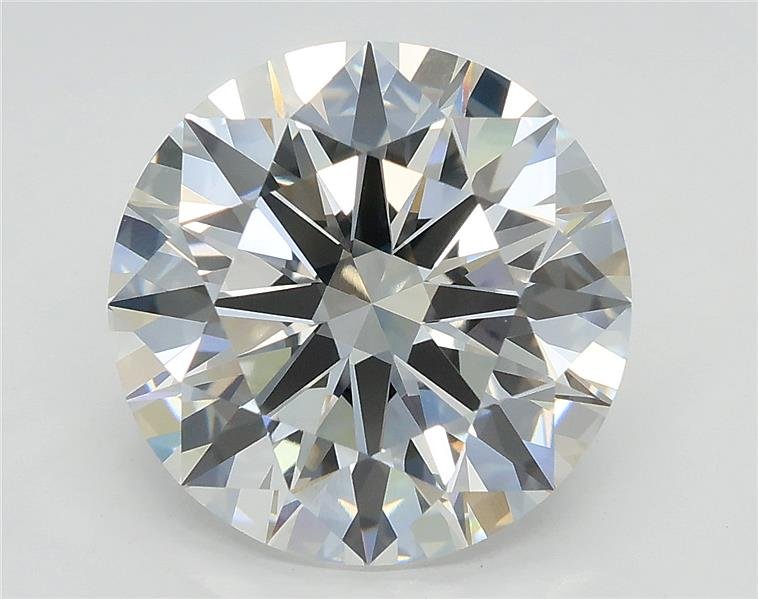 5.05ct F VVS2 Rare Carat Ideal Cut Round Lab Grown Diamond