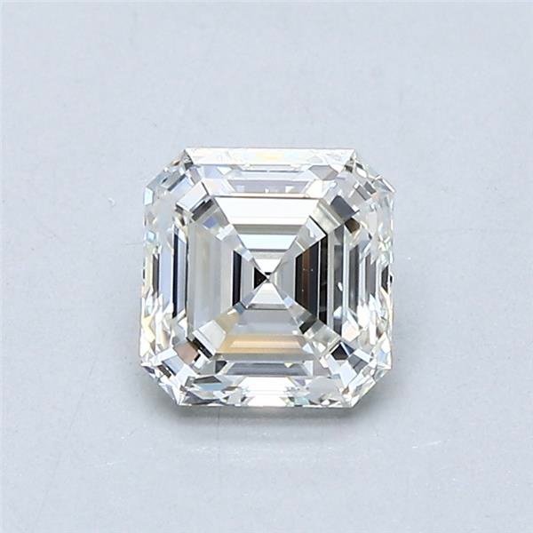 0.80ct H VVS2 Rare Carat Ideal Cut Asscher Diamond