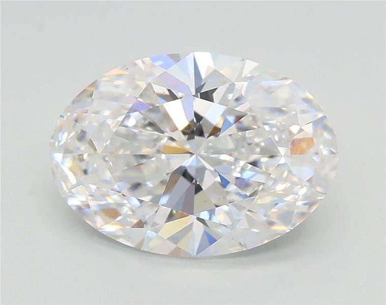 2.03ct D VS2 Rare Carat Ideal Cut Oval Lab Grown Diamond