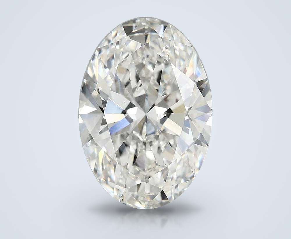 4.90 Carat Oval Lab Diamond