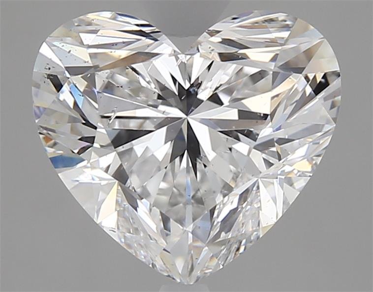 3.53ct D SI2 Rare Carat Ideal Cut Heart Diamond