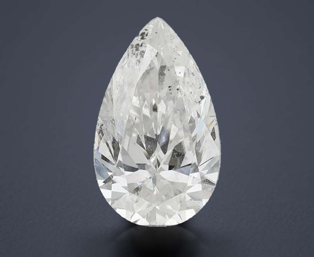 2.51 Carat Pear Natural Diamond