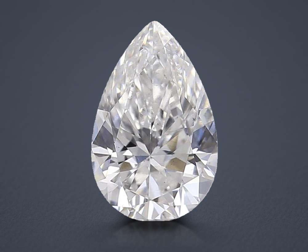 0.53 Carat Pear Lab Diamond
