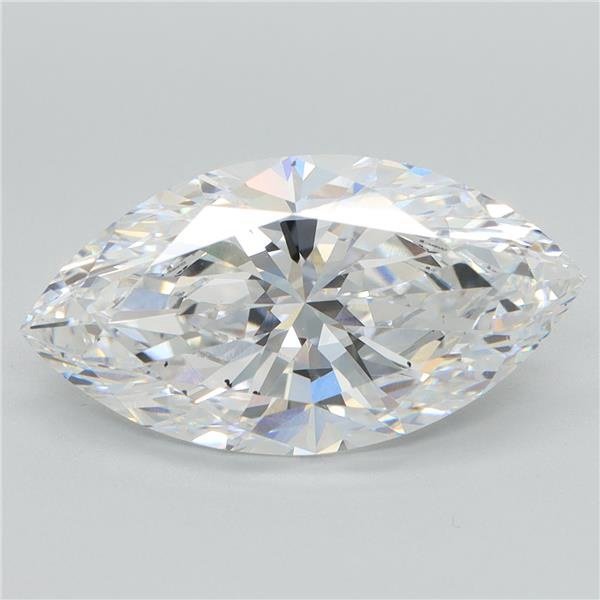 4.10ct E VS2 Rare Carat Ideal Cut Marquise Lab Grown Diamond