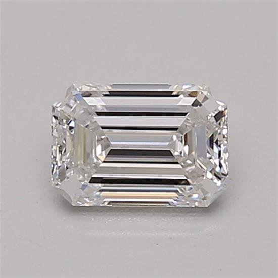 0.55ct D VVS1 Rare Carat Ideal Cut Emerald Lab Grown Diamond