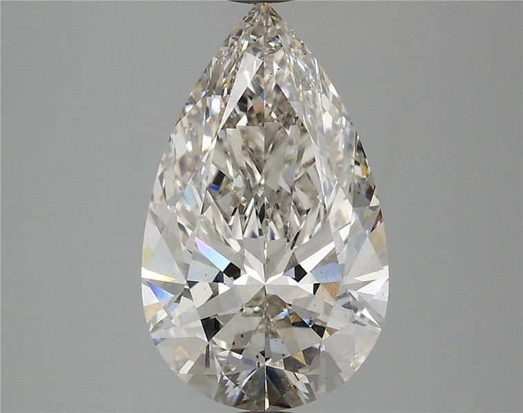 3.89ct H VS2 Rare Carat Ideal Cut Pear Lab Grown Diamond