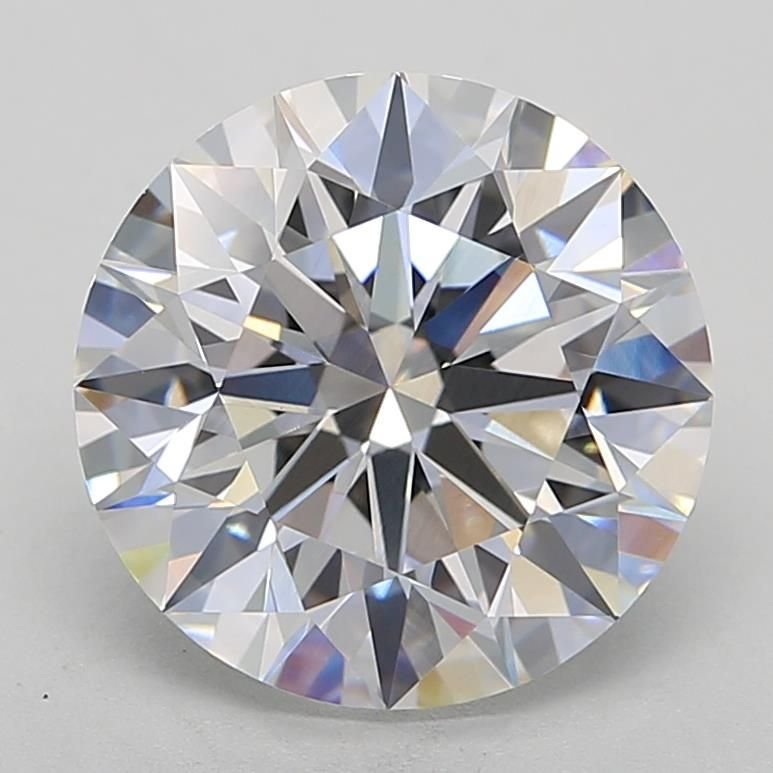 2.35ct D VVS2 Rare Carat Ideal Cut Round Lab Grown Diamond