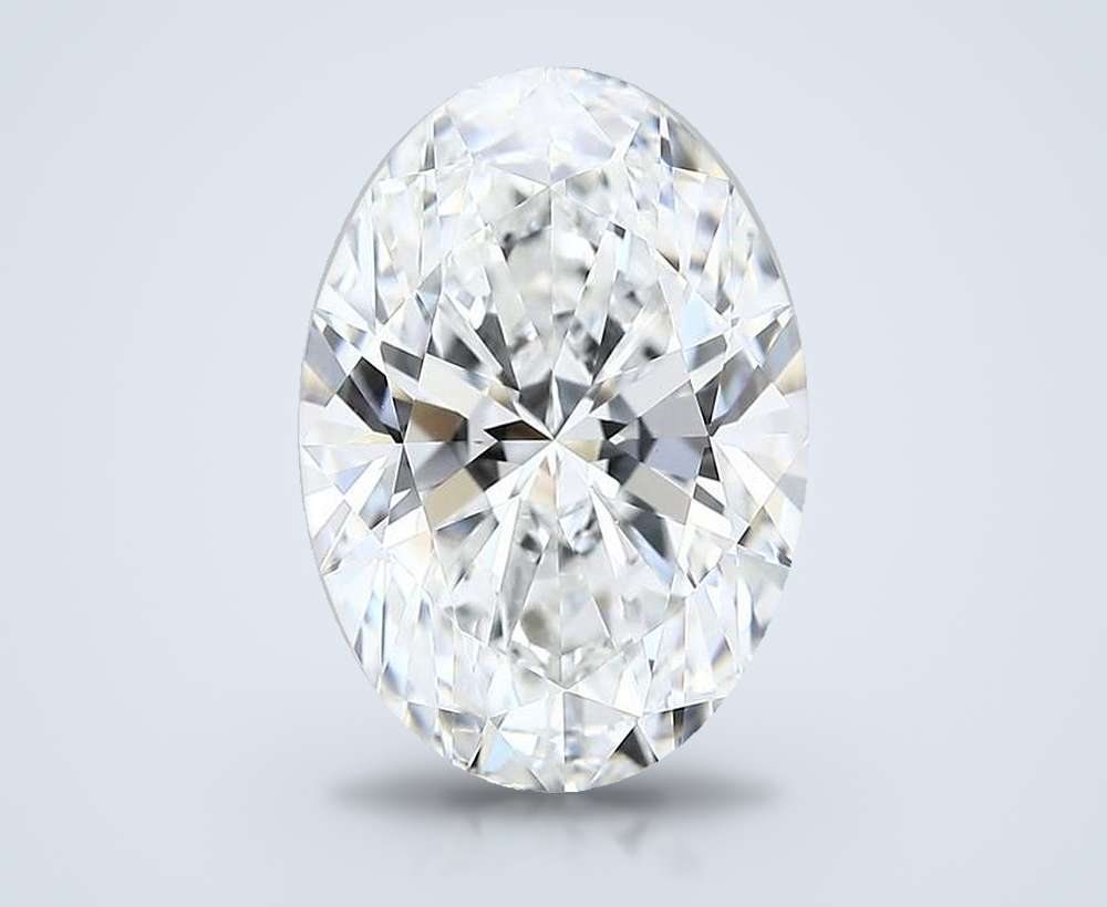 6.00 Carat Oval Lab Diamond