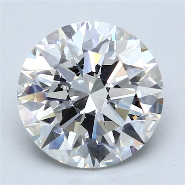 2.63ct E VS2 Rare Carat Ideal Cut Round Lab Grown Diamond