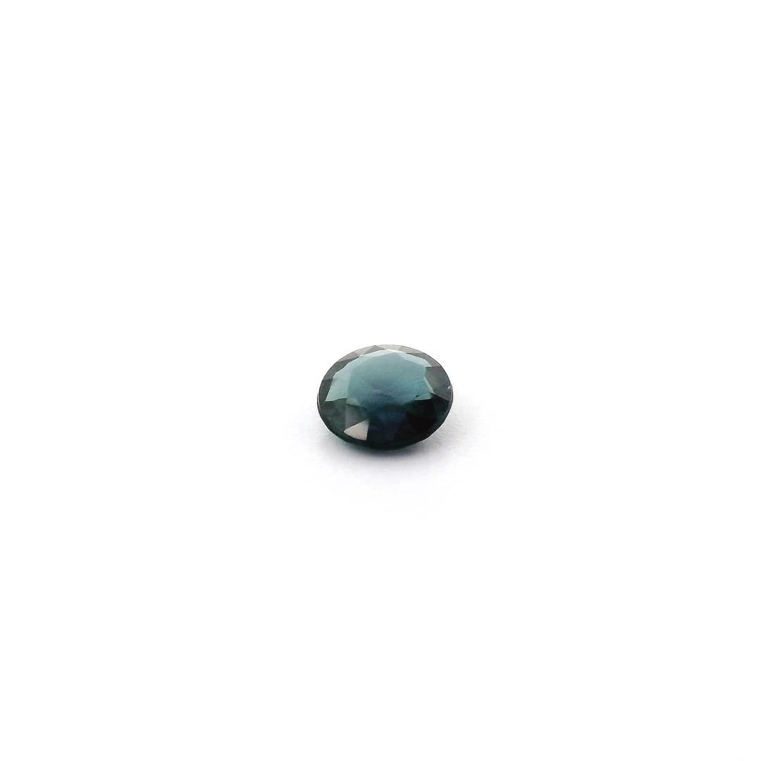 0.42 Carat Deep Blue Round Sapphire