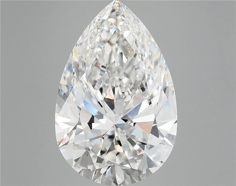 10.19ct F VVS2 Rare Carat Ideal Cut Pear Lab Grown Diamond