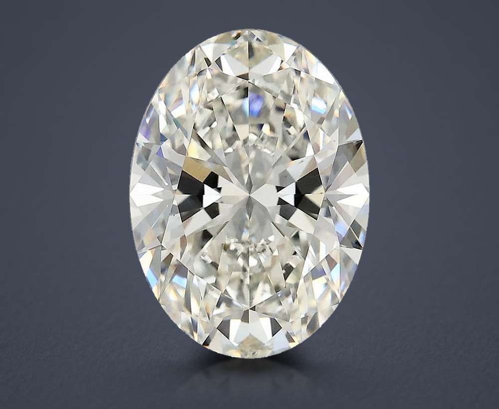 3.95 Carat Oval Lab Diamond