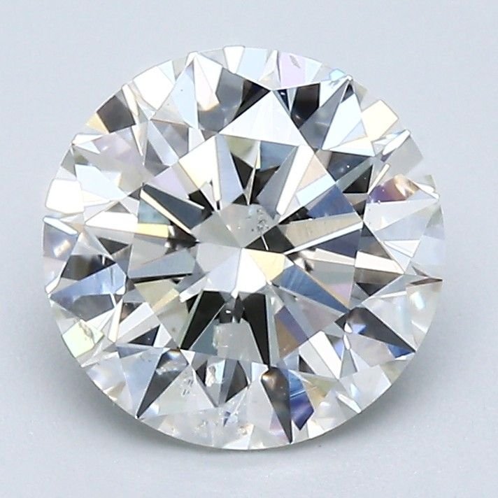 2.00ct I SI2 Rare Carat Ideal Cut Round Diamond