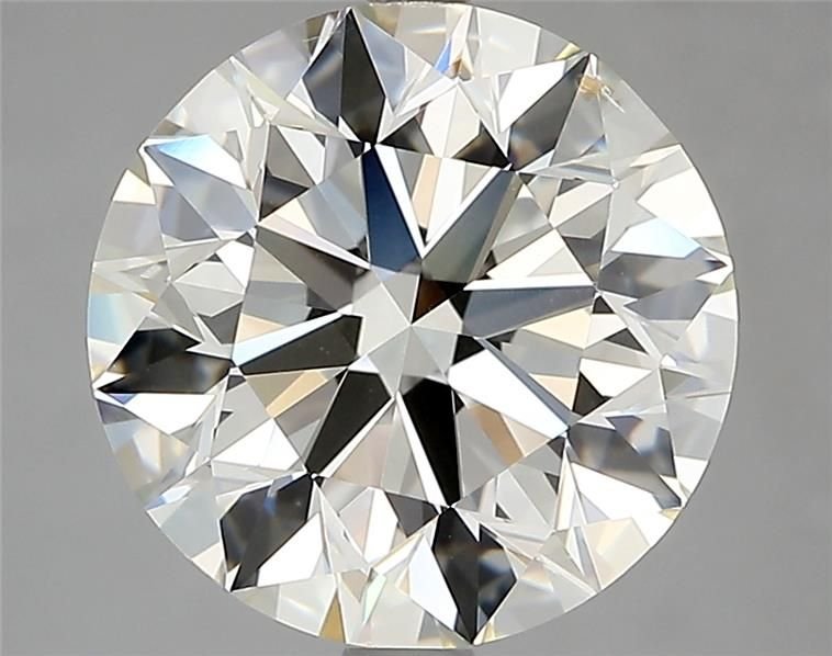 4.02ct K SI1 Excellent Cut Round Diamond