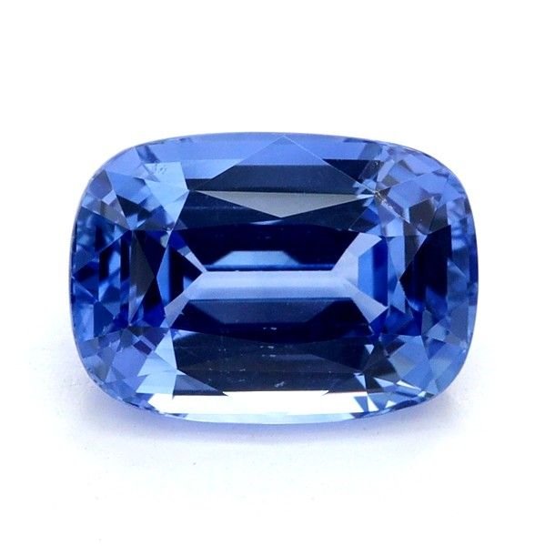 2.22 Carat Blue Cushion Sapphire