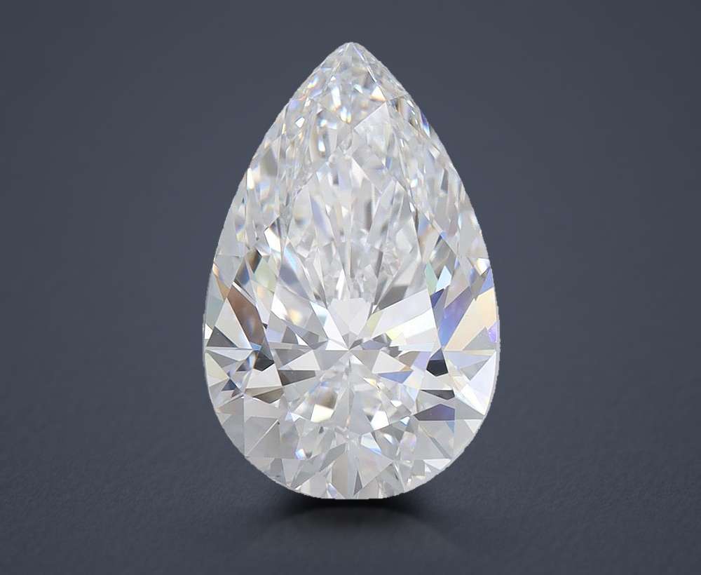3.91 Carat Pear Lab Diamond