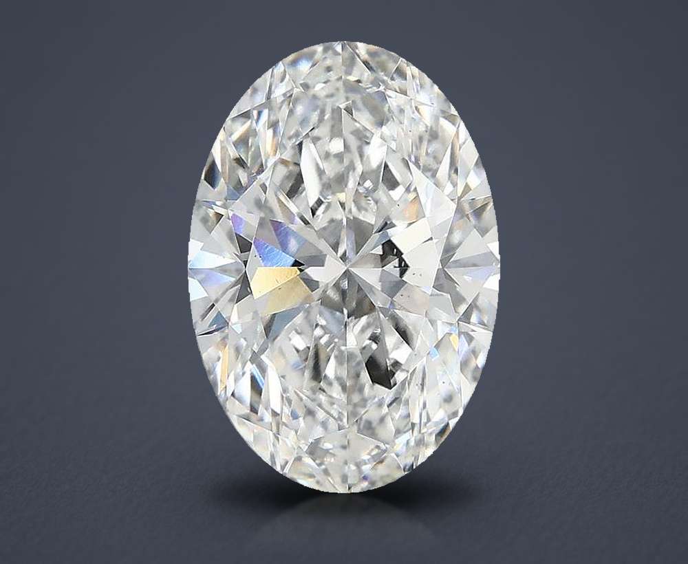 3.63 Carat Oval Lab Diamond
