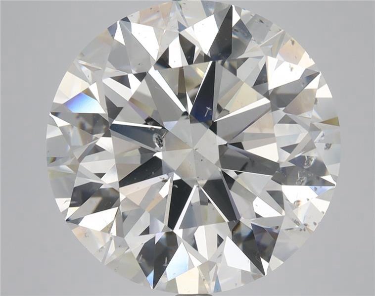 12.11ct J SI2 Rare Carat Ideal Cut Round Diamond