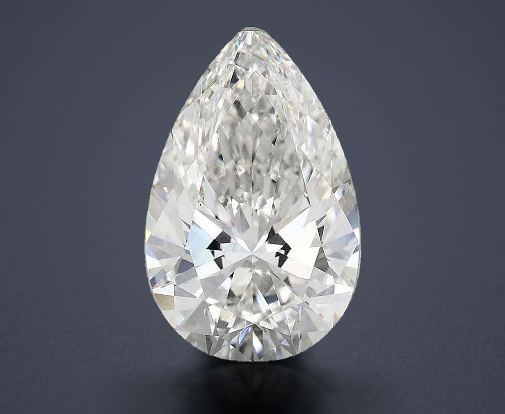 3.75 Carat Pear Lab Diamond