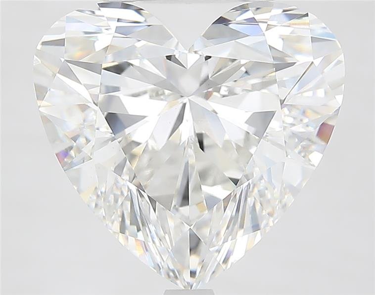 7.80ct F VS1 Rare Carat Ideal Cut Heart Lab Grown Diamond