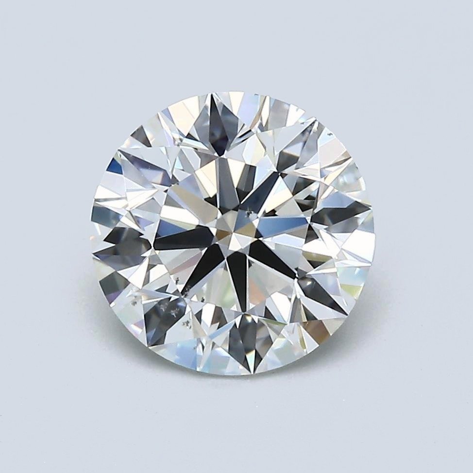 2.18ct G SI1 Rare Carat Ideal Cut Round Diamond