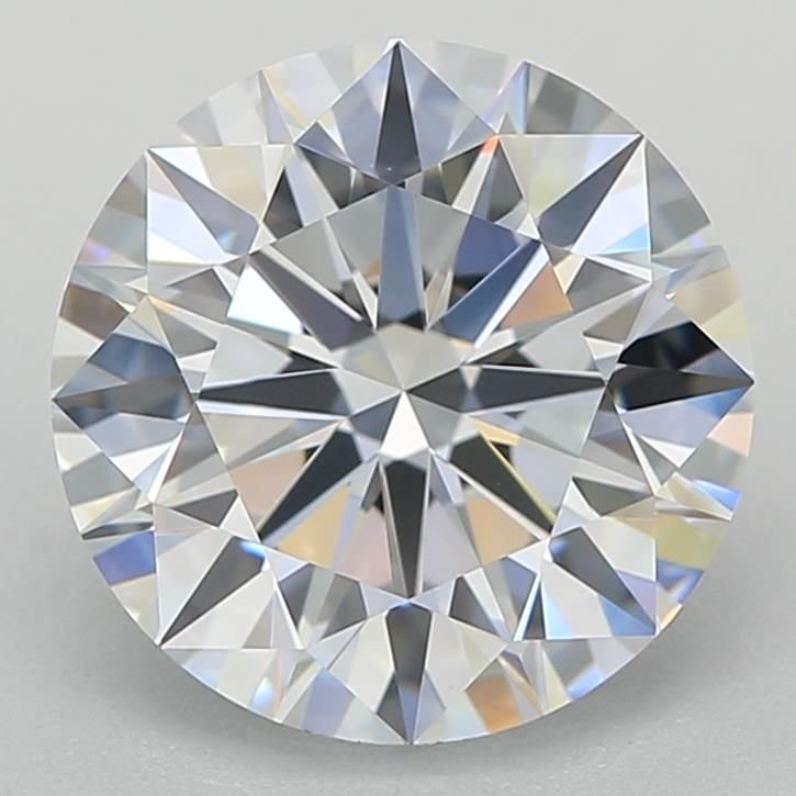 2.57ct E IF Rare Carat Ideal Cut Round Lab Grown Diamond