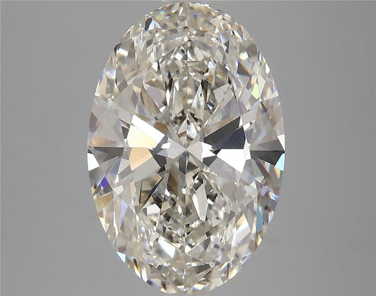 3.54ct H VS2 Rare Carat Ideal Cut Oval Lab Grown Diamond