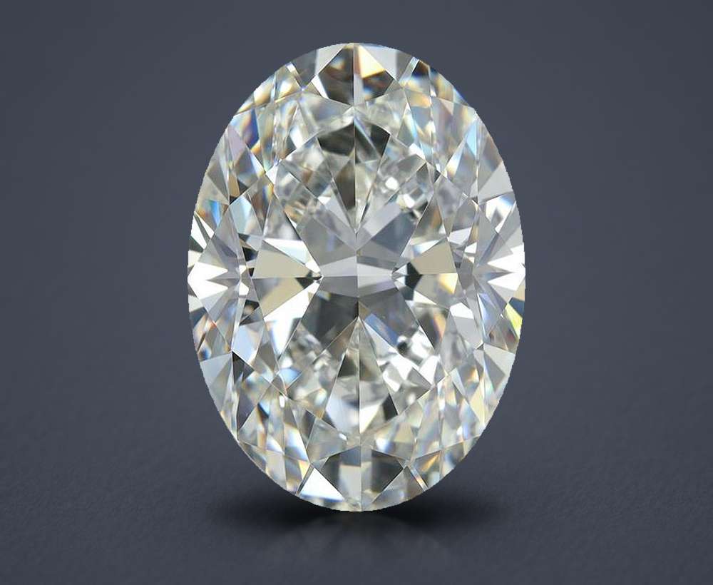 3.50 Carat Oval Natural Diamond