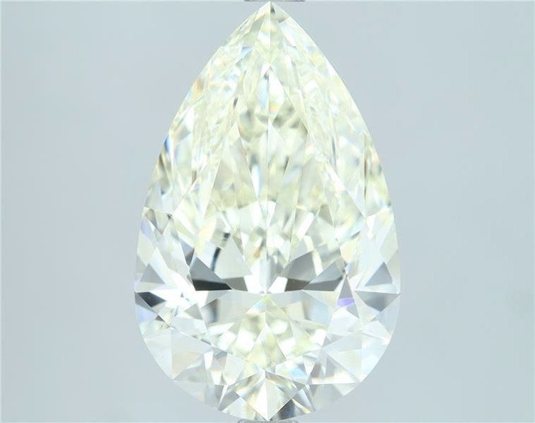 4.17ct J IF Rare Carat Ideal Cut Pear Diamond