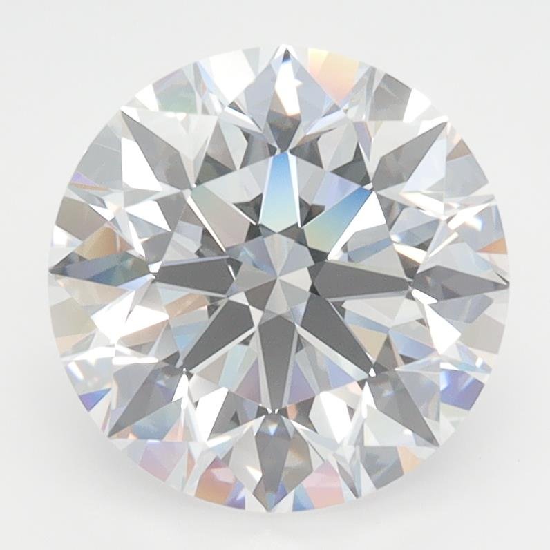 2.97ct D FL Rare Carat Ideal Cut Round Lab Grown Diamond