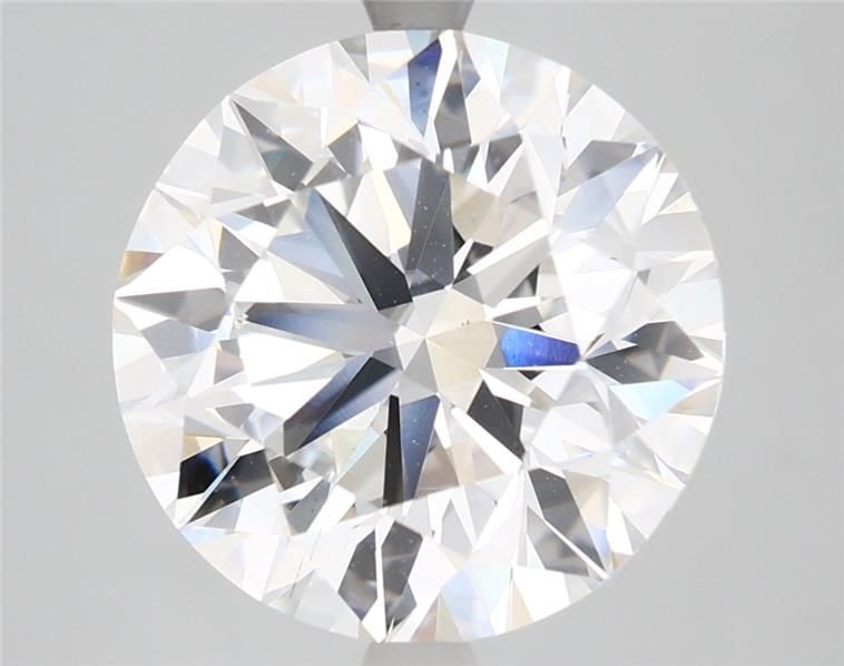 6.11ct F VS2 Excellent Cut Round Lab Grown Diamond