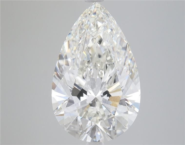 5.34ct H VS2 Rare Carat Ideal Cut Pear Lab Grown Diamond