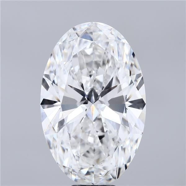 13.54ct E VVS2 Rare Carat Ideal Cut Oval Lab Grown Diamond