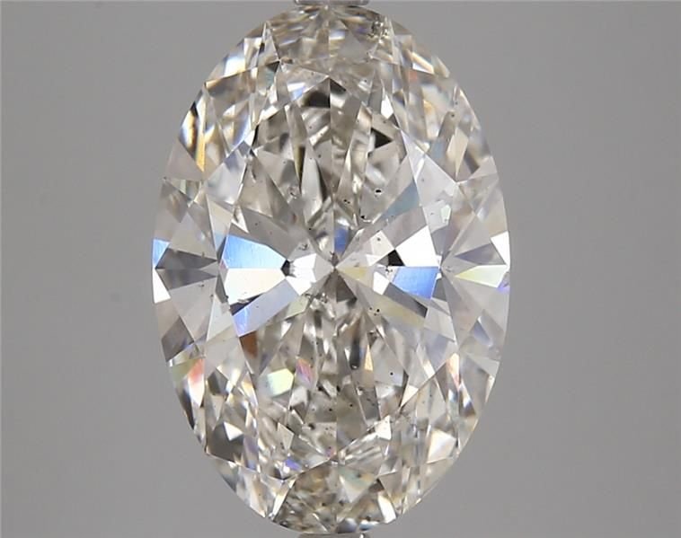 4.17ct H SI1 Rare Carat Ideal Cut Oval Lab Grown Diamond