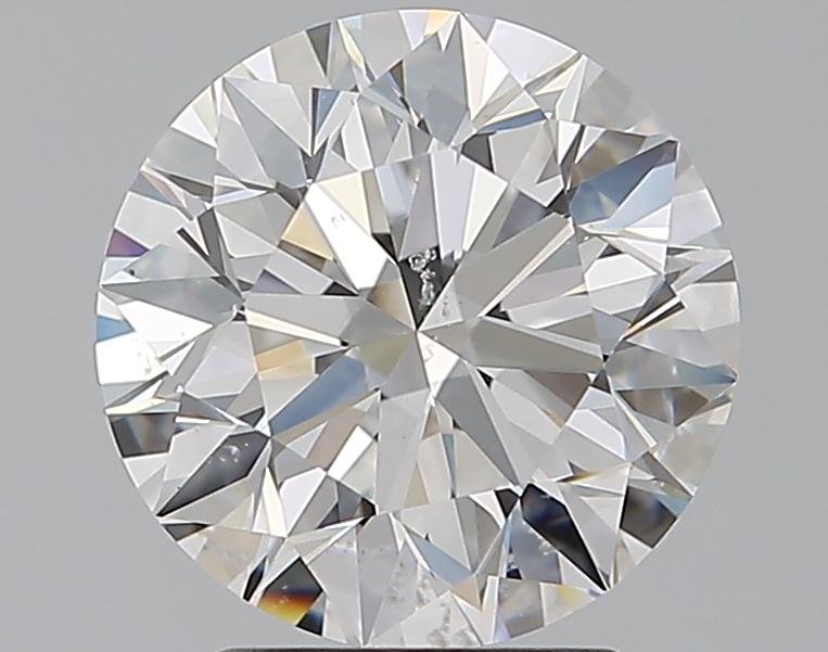 2.52ct D SI1 Rare Carat Ideal Cut Round Diamond