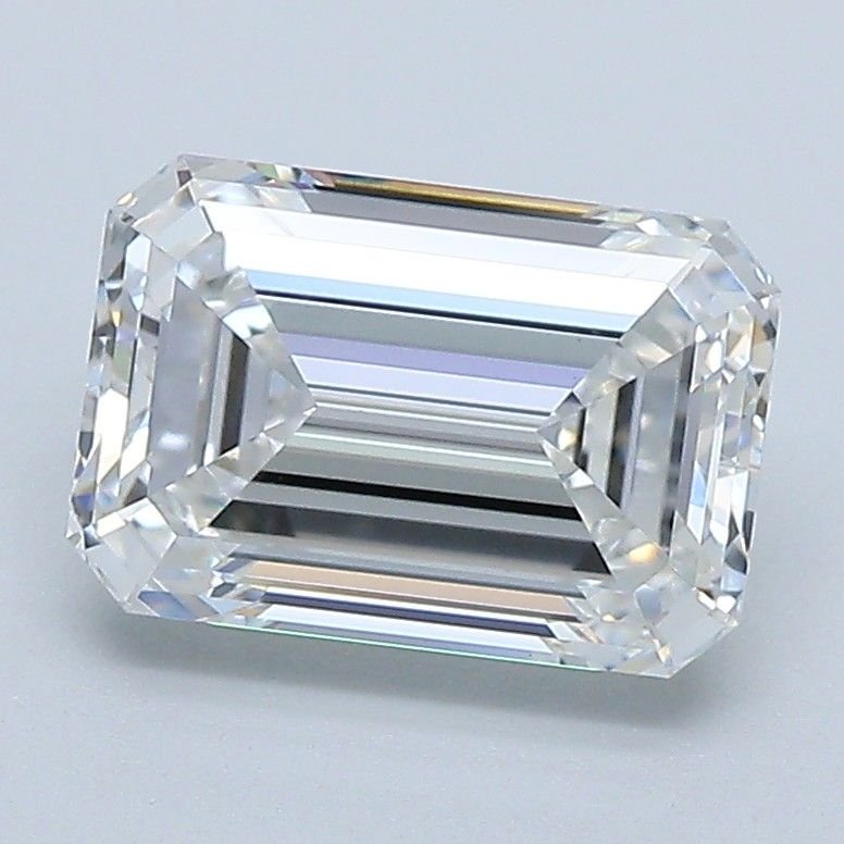 2.09ct E VVS2 Rare Carat Ideal Cut Emerald Lab Grown Diamond